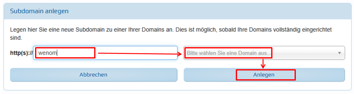 Bereich Domain