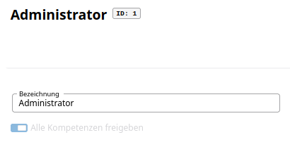 ausgewählte Benutzergruppe